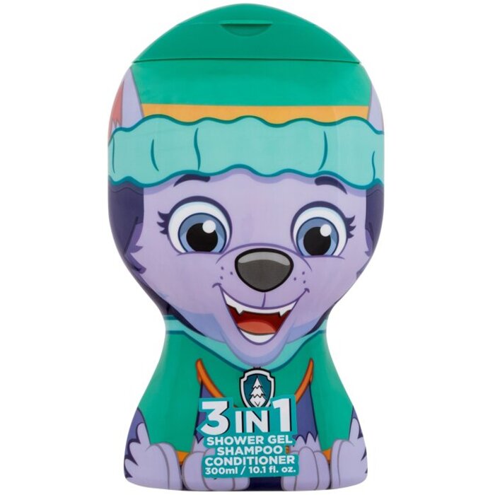 Paw Patrol Everest 3in1 Shower Gél, Shampoo & Conditioner Sprchový gél
