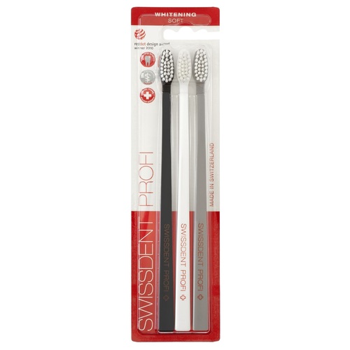 Swissdent Whitening Soft Toothbrush ( 3 ks ) - Zubní kartáček