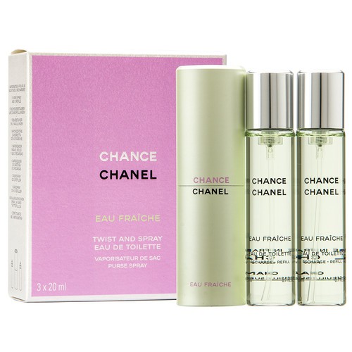 Chanel Chance Eau Fraiche dámská toaletní voda ( 3 x 20 ml ) 60 ml