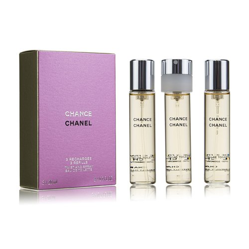 Chanel Chance dámská toaletní voda ( 3 x 20 ml ) náplně 60 ml