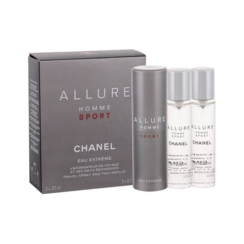 Chanel Allure Homme Sport Eau Extreme pánská toaletní voda ( 3 x 20 ml ) 60 ml
