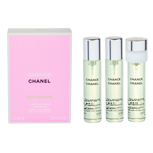 Chanel Chance Eau Fraiche dámská toaletní voda ( 3 x 20 ) náplně 60 ml