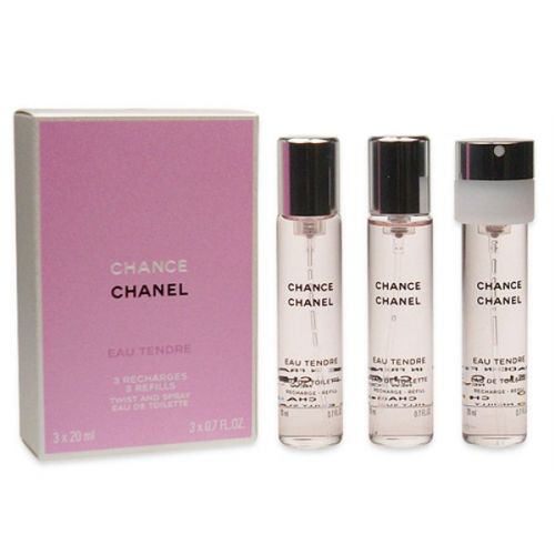 Chanel Chance Eau Tendre dámská toaletní voda ( 3 x 20 ml ) náplně 60 ml