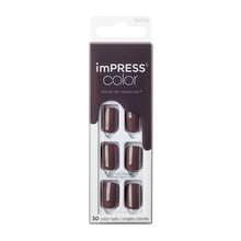 imPRESS Color Try Gray Nails ( 30 ks ) - Samolepící nehty