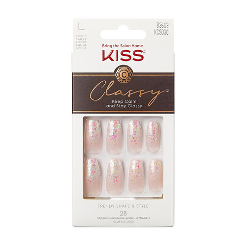 Kiss My Face Classy Nails Scrunchie Nails ( 28 ks ) - Nalepovací nehty