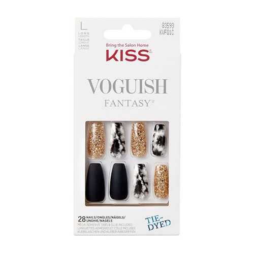 Kiss My Face Voguish Fantasy Nails New York Nails ( 28 ks ) - Nalepovací nehty