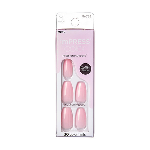 imPRESS Color MC Pink Dream Nails - Samolepící nehty ( 30 ks )