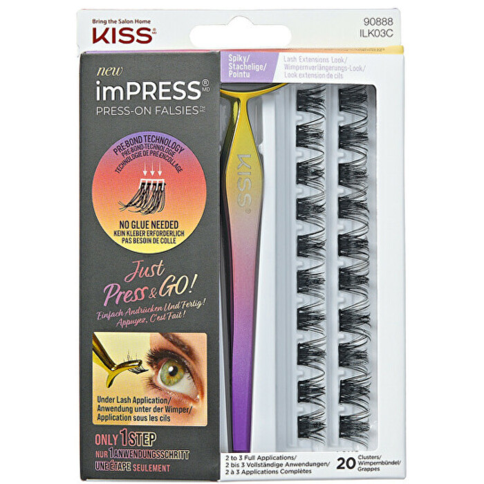 Kiss My Face imPRESS Press on Falsies Kit 03 - Umělé trsové řasy