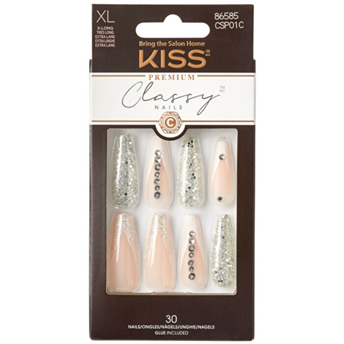 Kiss My Face Classy Nails Premium Sophisticated ( 30 ks ) - Nalepovací nehty