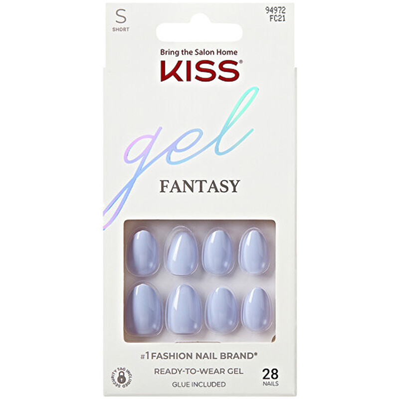 Gel Fantasy Day 1 Blue - Nalepovací nehty ( 28 ks )