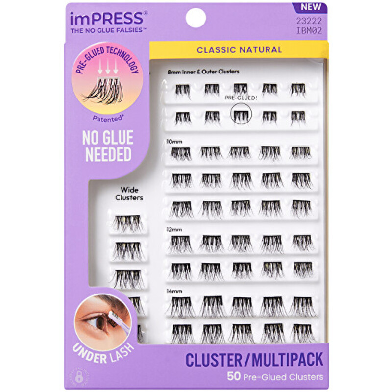 imPRESS Pre-glued Cluster Multi 02 - Trsové řasy