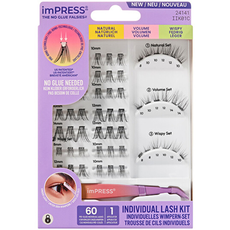 imPRESS Individual Lash Kit 01 - Trsové řasy