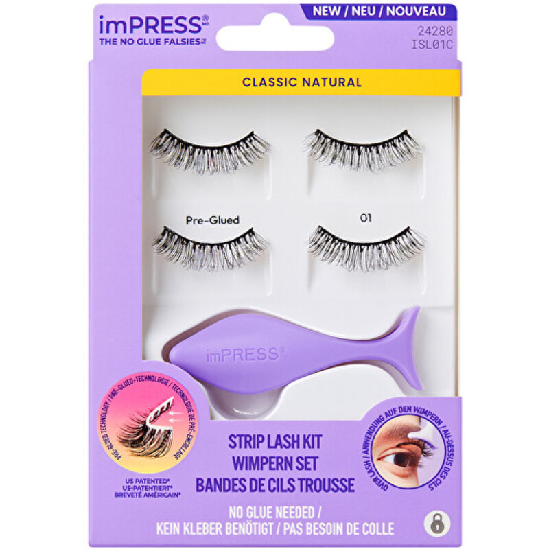 imPRESS No Glue Strip Lash 01 - Umělé řasy