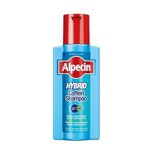 Alpecin Hybrid Coffein Shampoo - Kofeinový šampon pro muže pro citlivou pokožku hlavy 250 ml