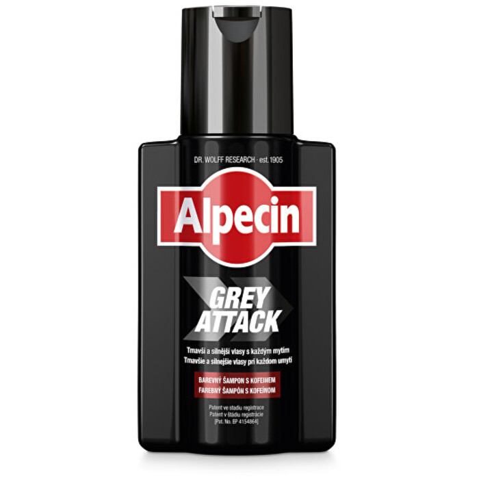 Alpecin Grey Attack - Šampon pro silnější vlasy 200 ml