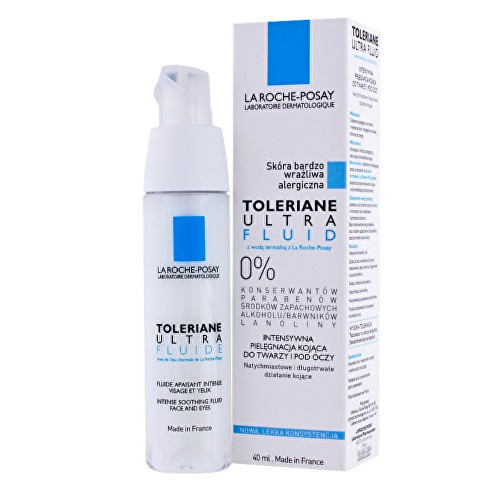 Toleriane Ultra Light Intense Dermatological Fluid Moisturiser - Upokojujúci a ochranný fluid na tvár