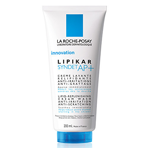 Lipikar Syndet AP + Lipid Replenishing Cream Wash - Ultra jemný čistiaci krémový gél proti podráždeniu a svrbeniu suchej pokožky