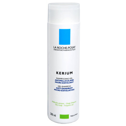 La Roche-Posay Kerium Gel Shampoo - Gelový šampon na mastné lupy 200 ml