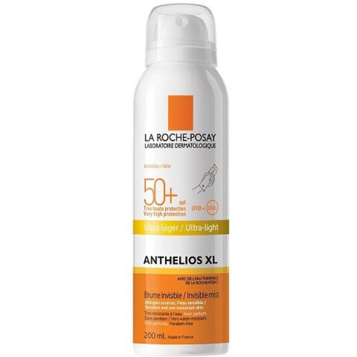 La Roche-Posay Anthelios XL Ultra Light Invisible Mist SPF 50+ - Osvěžující sprej na tělo s velmi vysokou ochranou 200 ml