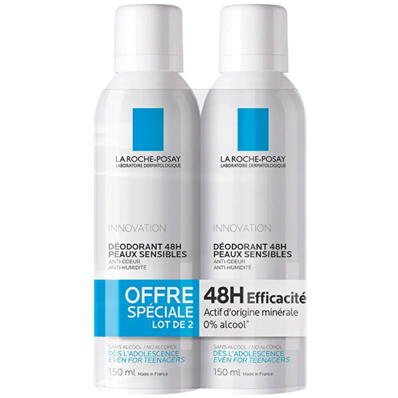 Sensitive Skin 48 HR Deodorant Duopack - Sada fyziologických deodorantů pro citlivou pokožku
