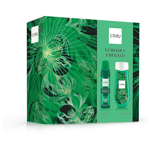 C-THRU Luminous Emerald Dárková sada Deospray 150 ml a sprchový gel 250 ml