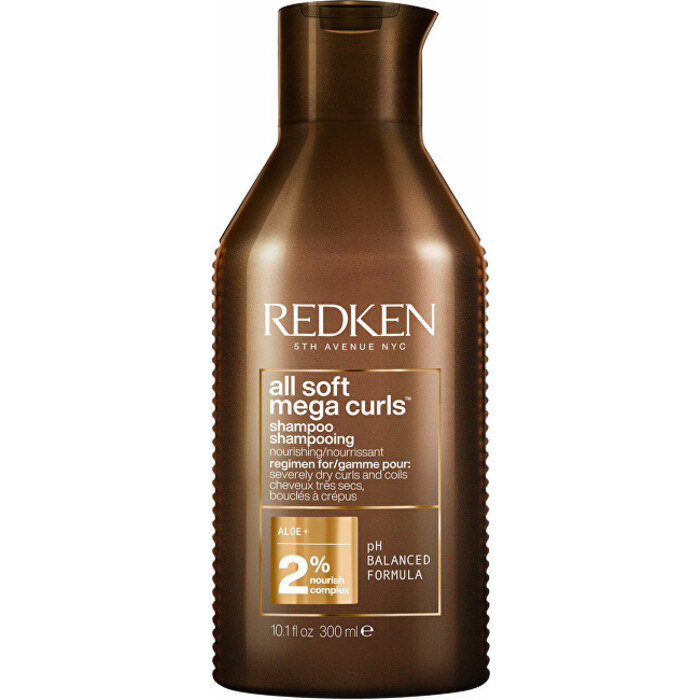 Redken All Soft Mega Curls Shampoo ( suché kudrnaté a vlnité vlasy ) - Šampon 1000 ml