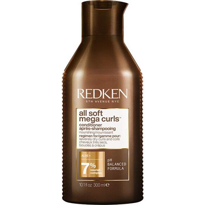 Redken All Soft Mega Curls Conditioner ( suché kudrnaté a vlnité vlasy ) - Kondicionér 300 ml