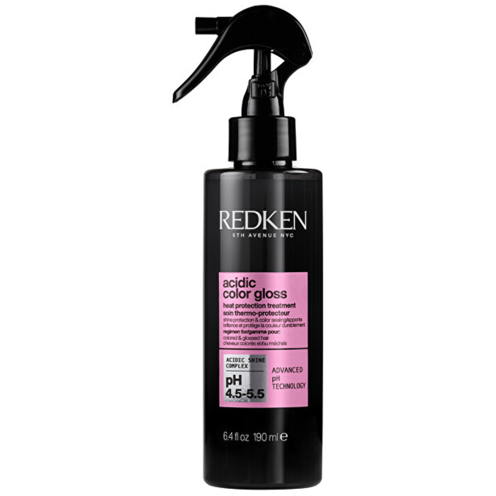 Redken Acidic Color Gloss Heat Protection Treatment - Sprej pro tepelnou ochranu vlasů 190 ml