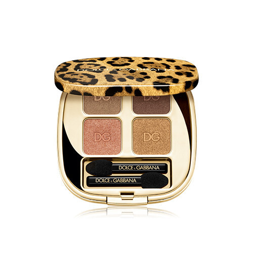 Dolce Gabbana Felineyes Intense Eyeshadow Quad - Paletka očních stínů 4,8 g - 7 Passionate Dahlia