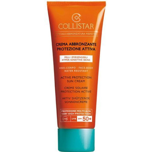 Collistar Active Protection Sun Cream SPF 50 ( citlivá pleť ) - Voděodolné mléko na opalování 100 ml