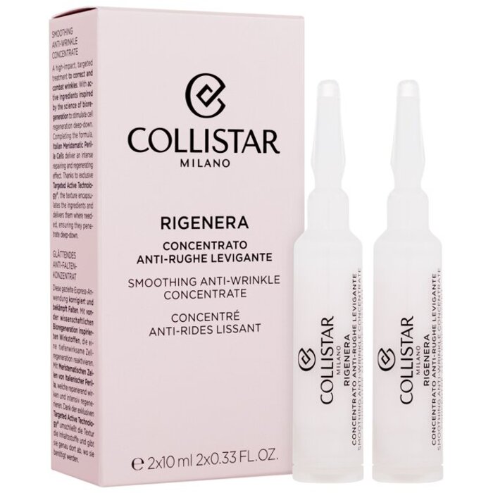 Collistar Rigenera Smoothing Anti-Wrinkle Concentrate 2 x 10 ml
