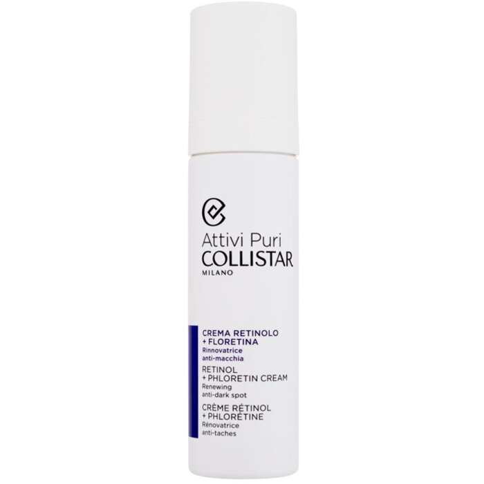 Collistar Pure Actives Retinol + Phloretin Cream - Obnovující pleťový krém proti pigmentovým skvrnám 50 ml