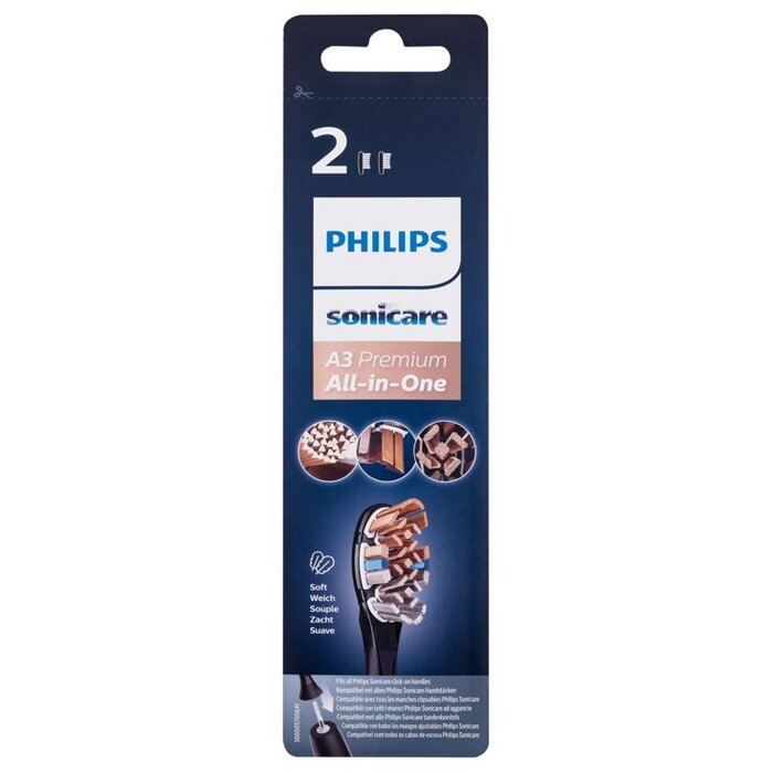 Philips Sonicare A3 premium All-in-One HX9092/11 Black - Náhradní hlavice ( 2 ks ) 1 ml