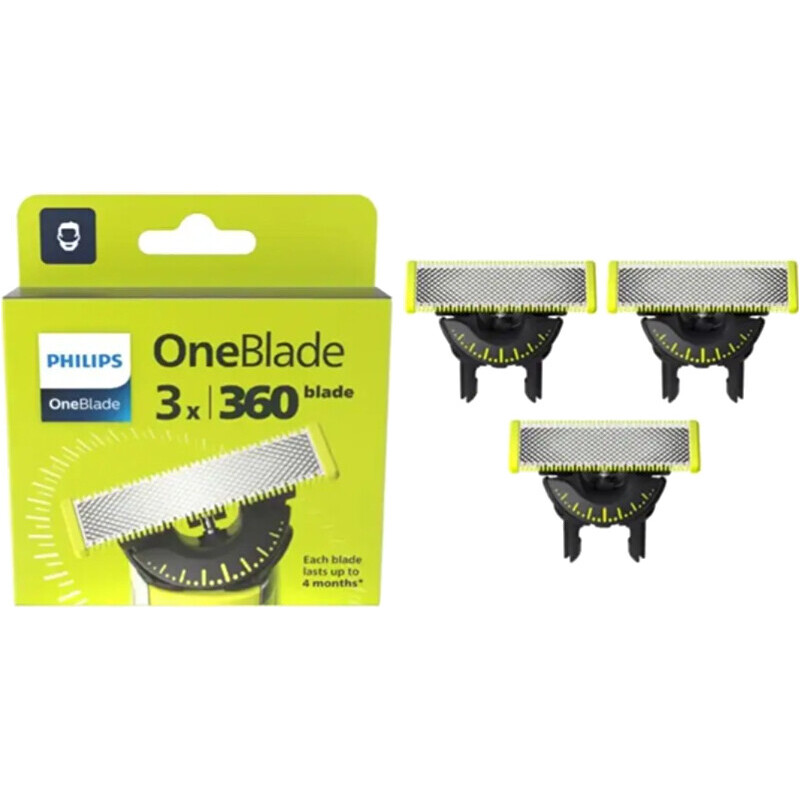 OneBlade 360 QP430/50 - Náhradní břity pro celé tělo ( 3 ks )