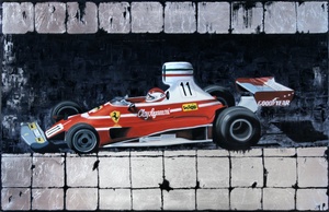 Regazzoni, olejomalba se s postříbřenými pláty