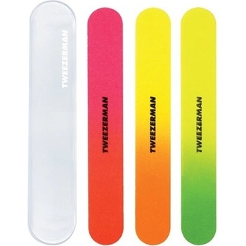 Neon Nail Files (3 ks) - Neónové pilníky na nechty s puzdrom