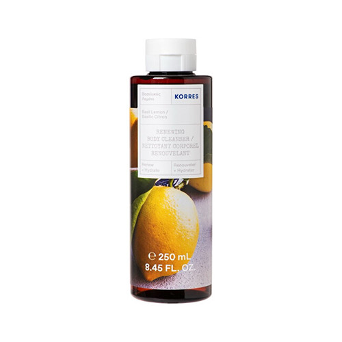 Korres Basil Lemon Shower Gel - Revitalizační sprchový gel 250 ml