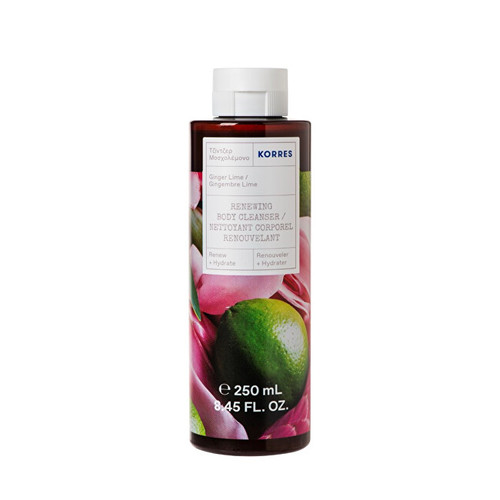 Korres Ginger Lime Shower Gel - Revitalizační sprchový gel 250 ml