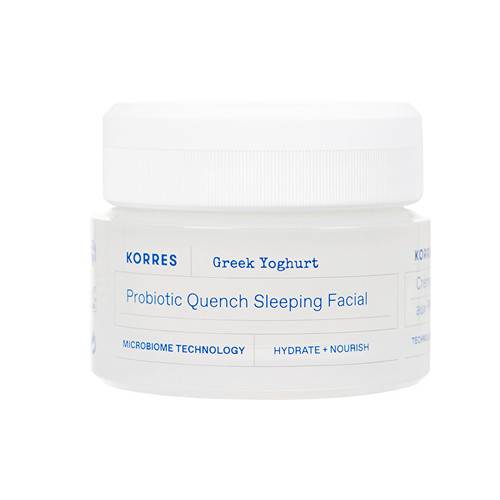 Korres Greek Yoghurt Probiotic Quench Sleeping Facial - Hydratační noční krém s probiotiky 40 ml
