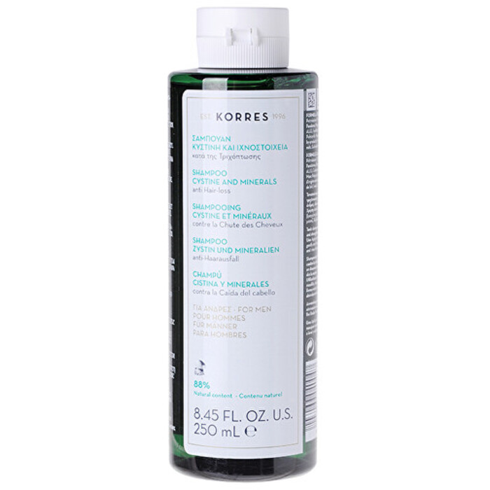 Korres Cystine & Mineral Shampoo - Šampon proti vypadávání vlasů 250 ml