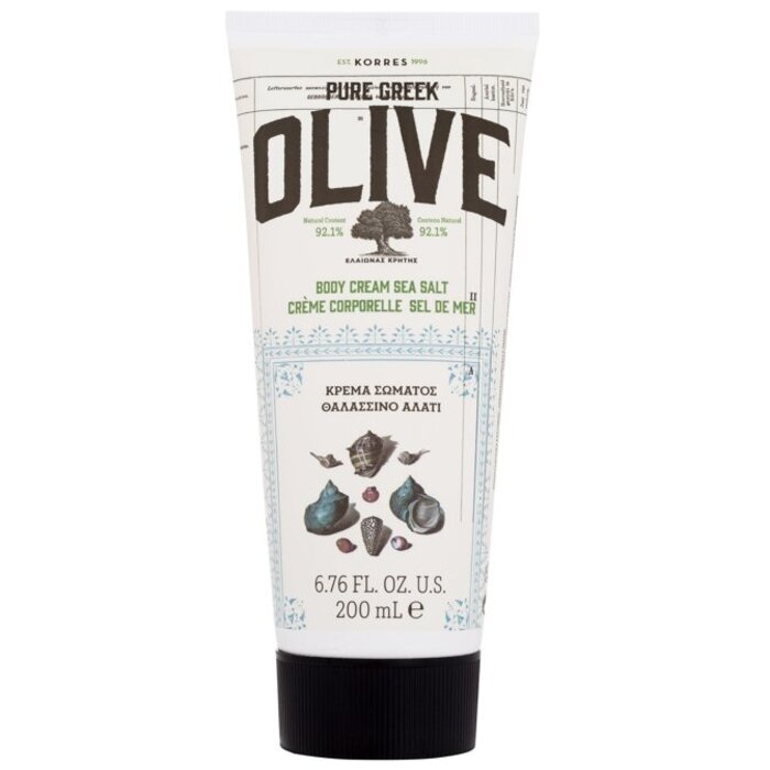 Korres Pure Greek Olive Body Cream Sea Salt - Hydratační tělový krém s vůní mořské soli 200 ml