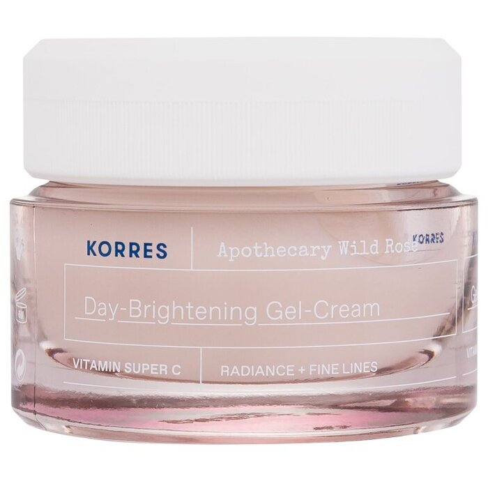 Apothecary Wild Rose Day-Brightening Gél-Cream - Hydratačný pleťový gélový krém na rozjasnenie a redukciu vrások
