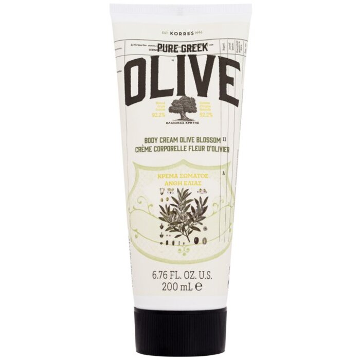 Korres Pure Greek Olive Body Cream Olive Blossom - Hydratační tělový krém s vůní květů olivovníku 200 ml