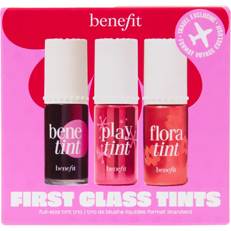 First Class Tints Set - Darčeková sada tekutých farieb na pery a tváre
