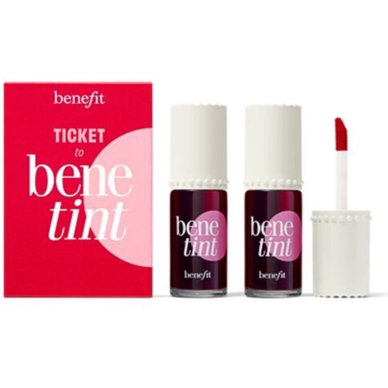 Ticke to Benetint Duo Set - Darčeková sada tekutých farieb na pery a tváre
