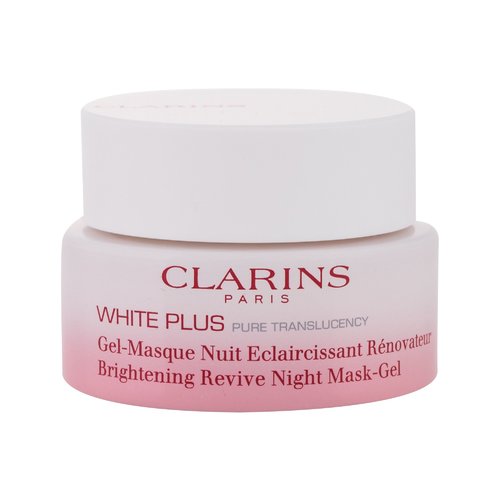 Clarins White Plus Brightening Revive Night Mask-Gel - Pleťová maska 50 ml