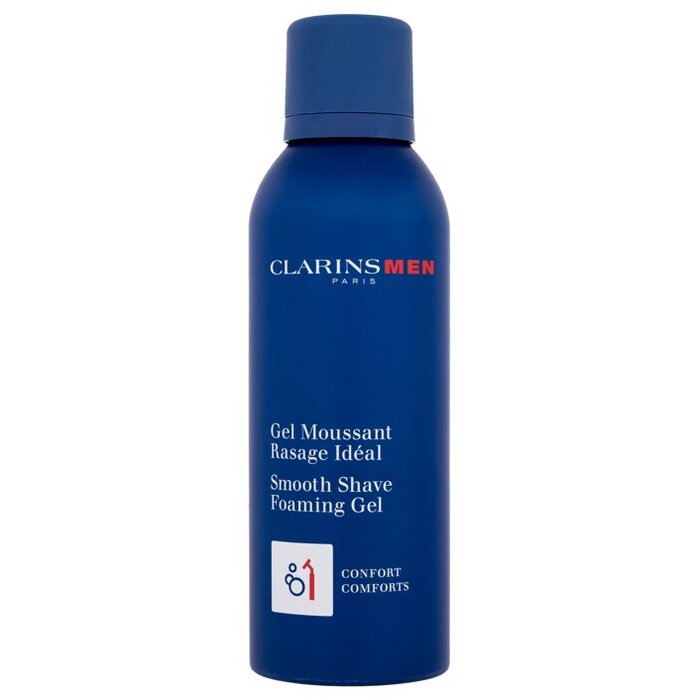 Clarins Men Smooth Shave Foaming Gel - Pěnivý gel s rostlinnými extrakty pro hladké oholení 150 ml