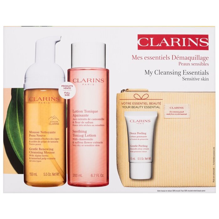 Clarins My Cleansing Essentials Sensitive Skin Set - Dárková sada 150 ml