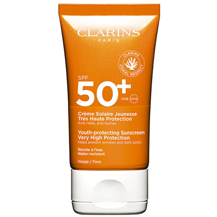 Clarins Youth-protecting Sunscreen SPF 50 - Ochranný krém na obličej 50 ml