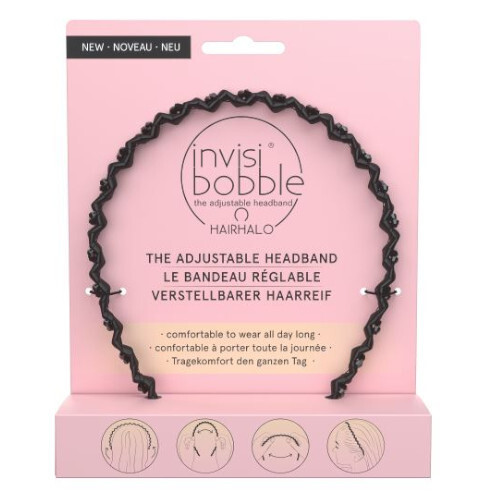 Hairhalo True Dark Sparkle - Nastavitelná čelenka do vlasů
